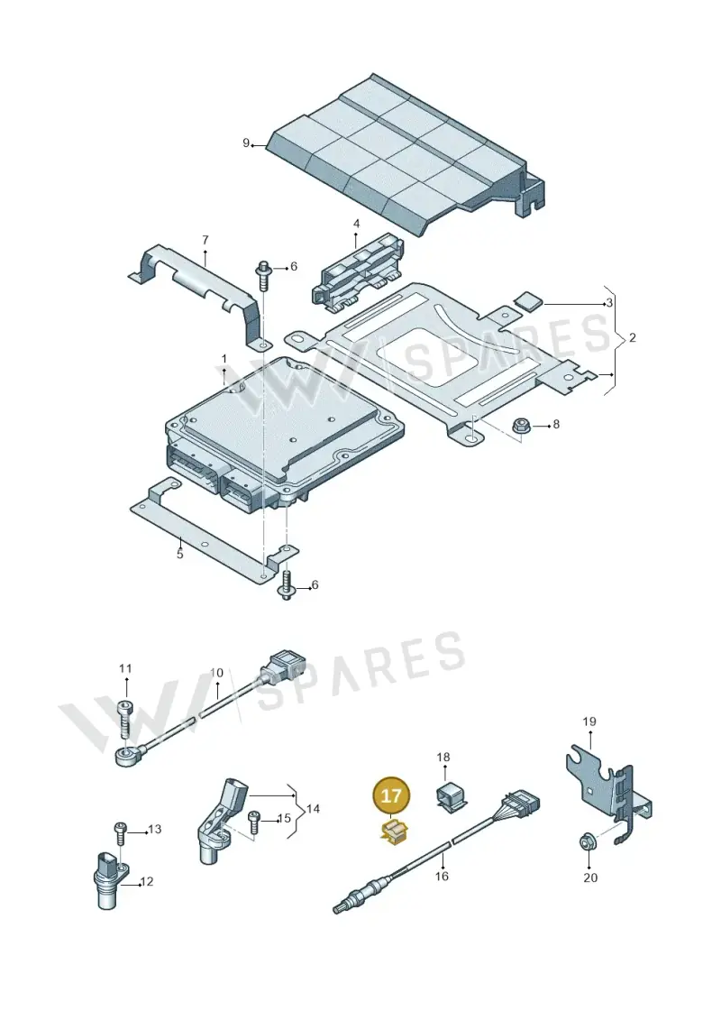 803959849 — Audi Q3 1.4 (2012-2016) diagram 728906000, position 17