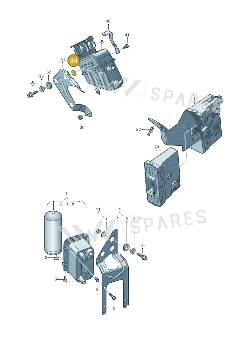 80A121277 — Audi Q5 (2016-2020) diagram 896260780, position 34