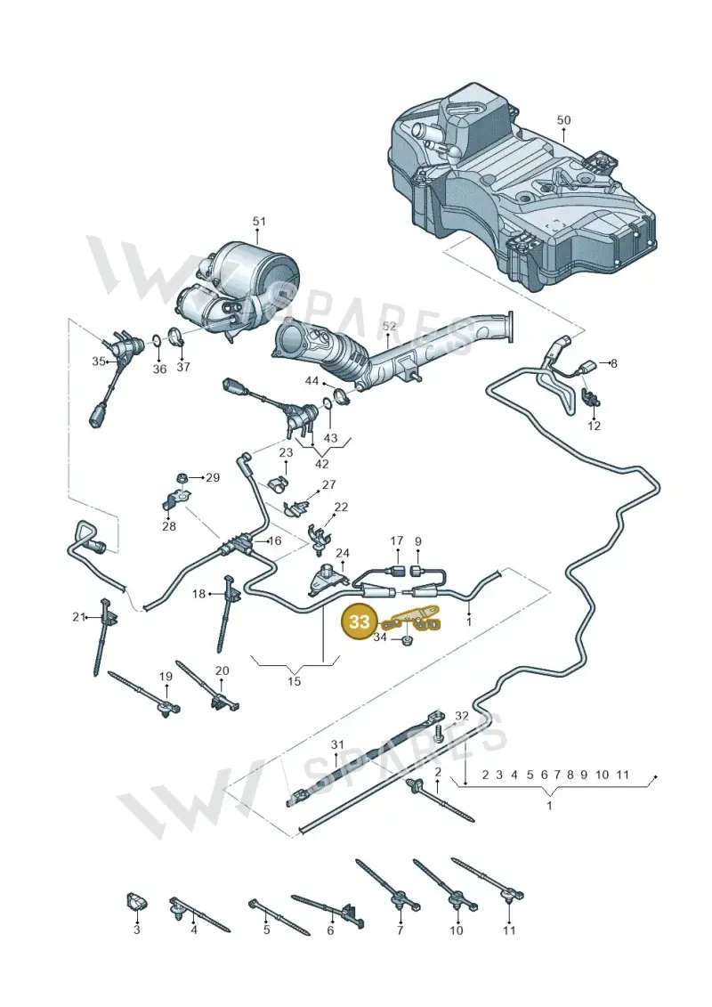 80A131035C — Audi Q5 (2016-2025) diagram 896201560, position 33