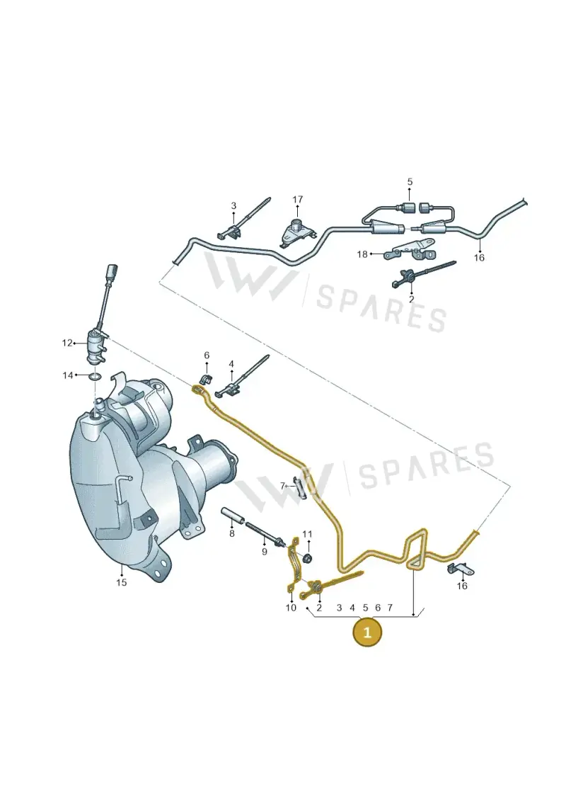 80A131961C — Audi Q5 (2016-2025) diagram 896201540, position 1