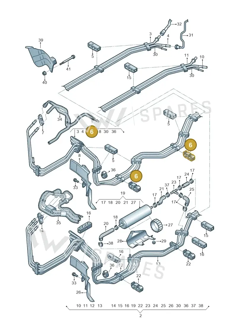 80A201196 — Audi Q5 (2016-2025) diagram 896201600, position 6