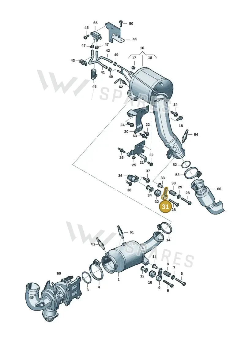80A253295 — Audi A5 Limo 2.0 (2024-) diagram 8wk253340, position 31