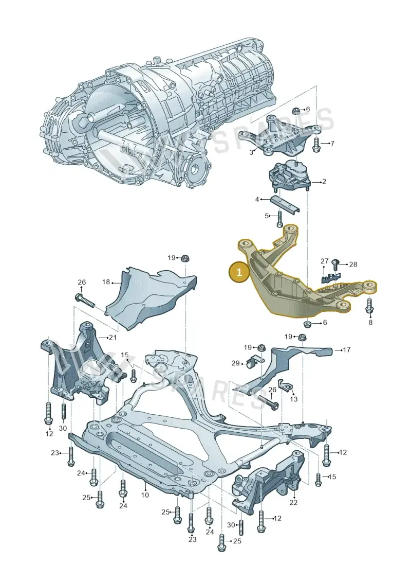 80A399262AS — Audi Q5 (2016-2025) diagram 849399200, position 1