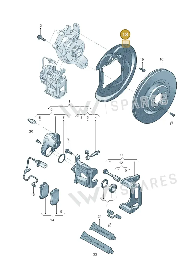 80A615612B — Audi Q5 qu. 2.0 (2018-) diagram 428615065, position 18