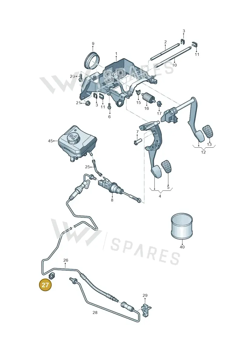 80A721350 — Audi Q5 (2016-2025) diagram 896721300, position 27