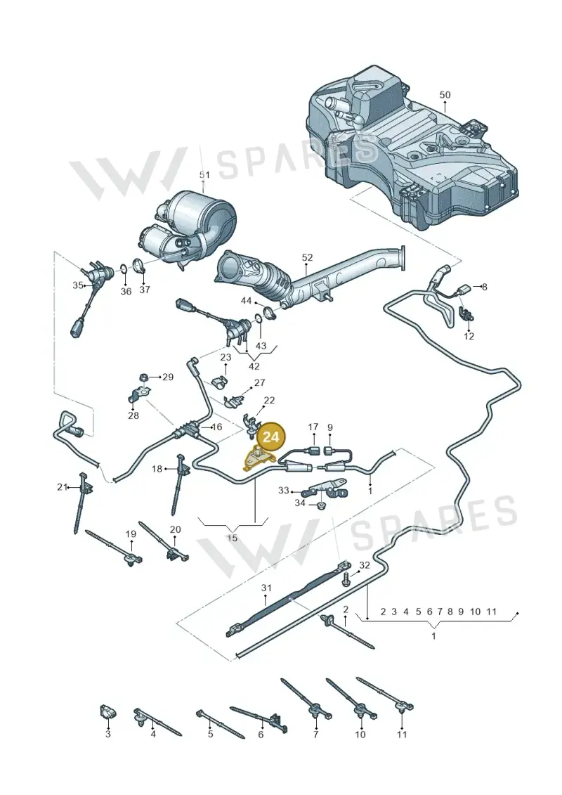80A804647 — Audi Q5 (2016-2020) diagram 896201560, position 24