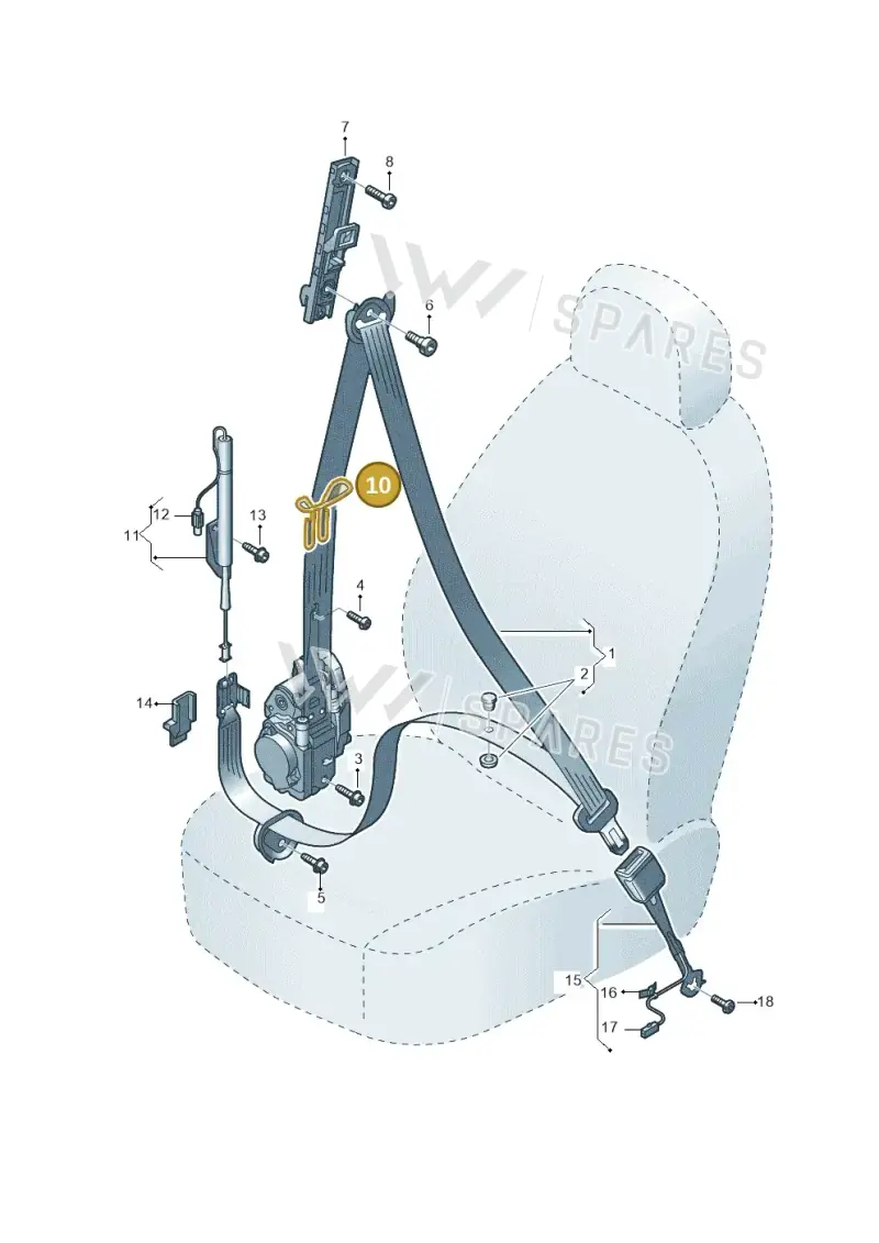 80A857817 — Audi Q5 (2016-2020) diagram 859857600, position 10