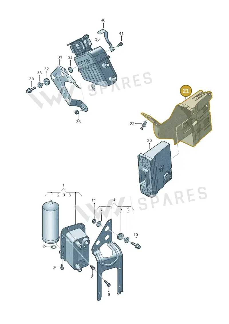 80A907179A — Audi Q5 (2016-2020) diagram 896260780, position 21