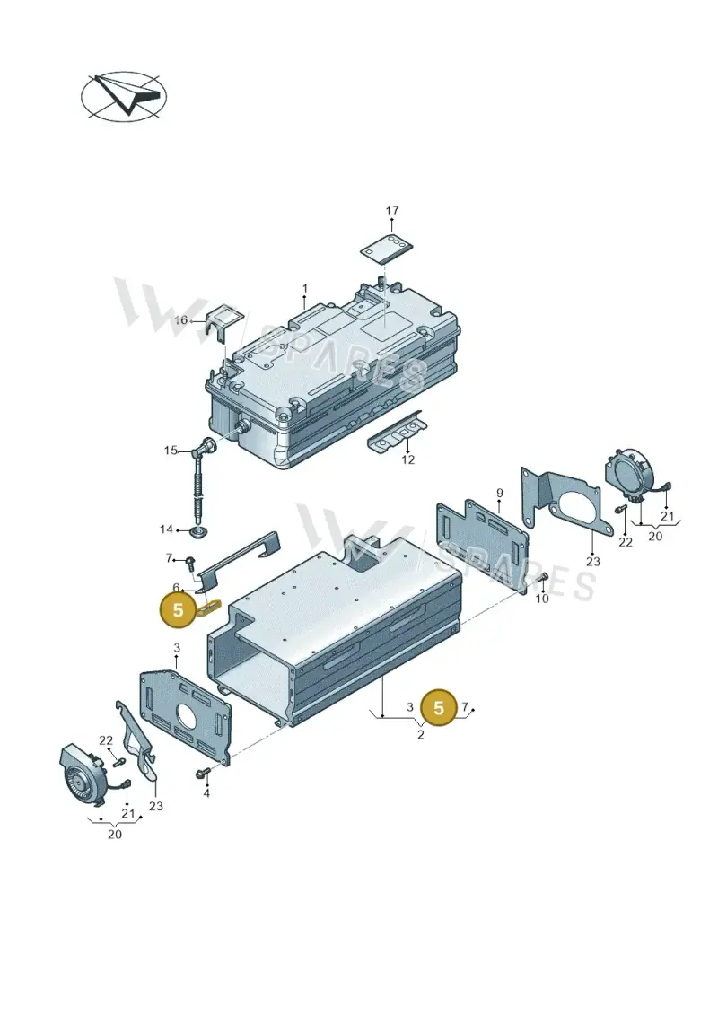 80A915751 — Audi A8 (2017-2025) diagram 838915050, position 5