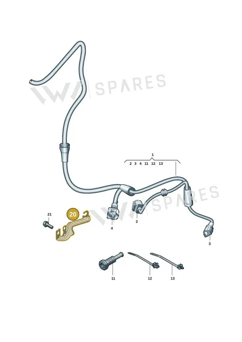 80A971845F — Audi A5 Limo 2.0 (2024-) diagram 8wk927100, position 20
