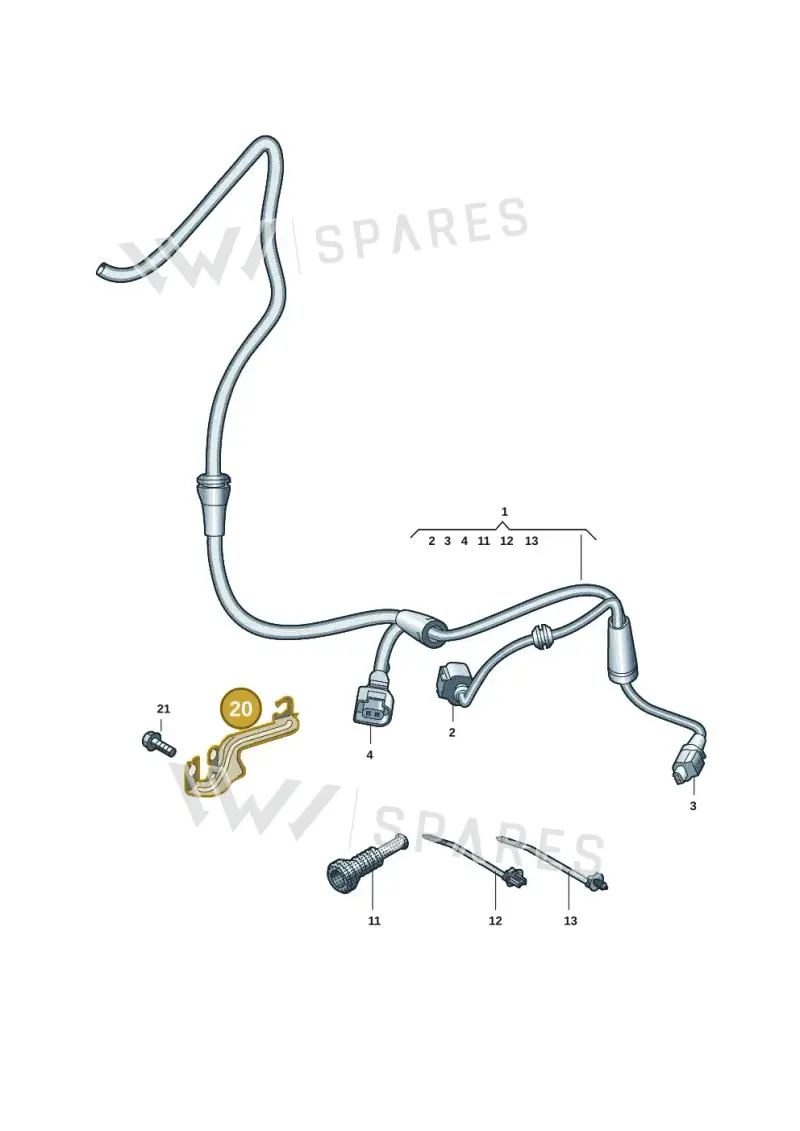 80A971846D — Audi A5 Limo 2.0 (2024-) diagram 8wk927100, position 20