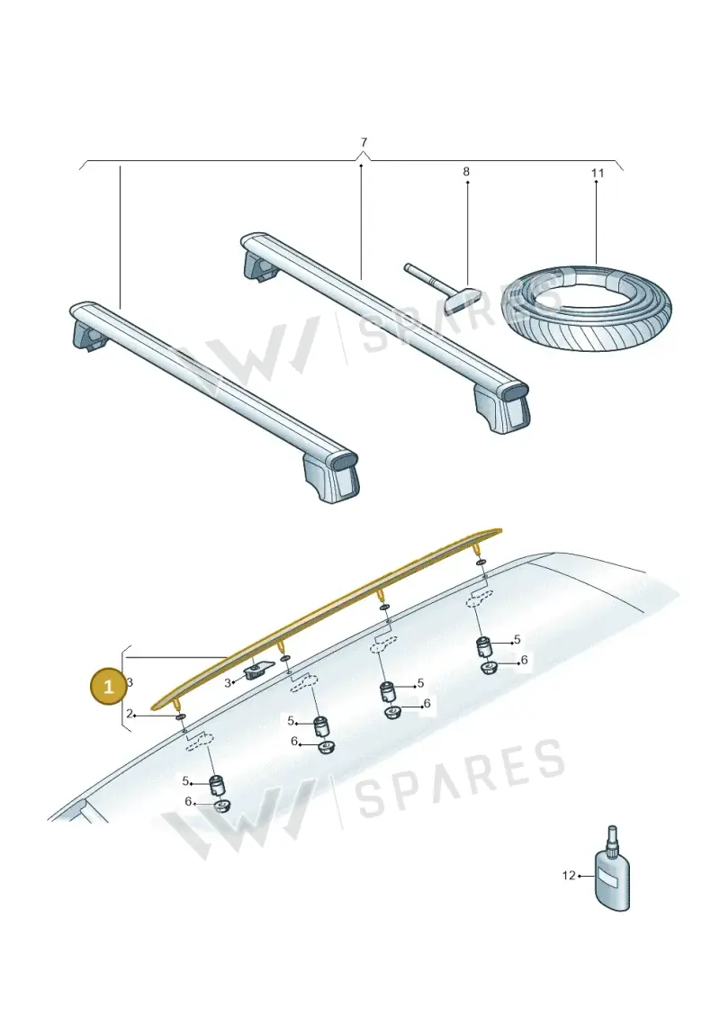 80F860021H3Q7 — Audi Q5 (2016-2025) diagram 896860050, position 1
