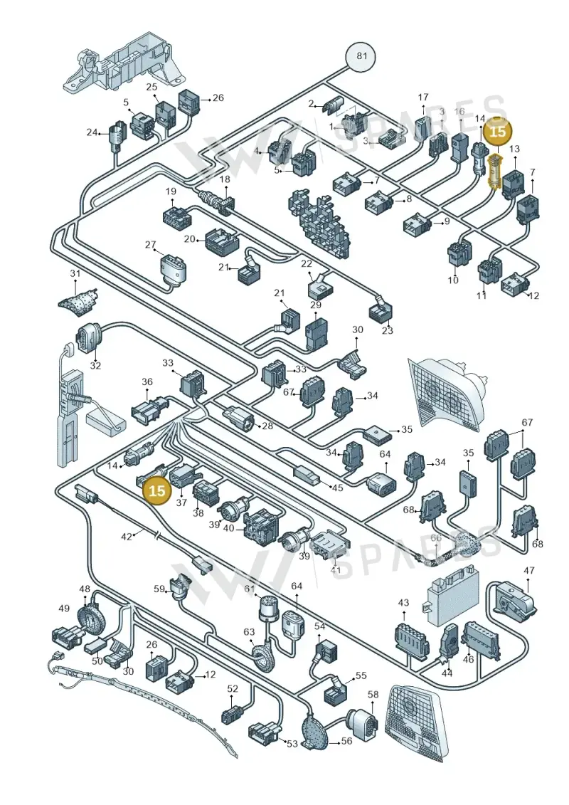 813972925 — Audi A4/S4/Av./qu.     05> (2005-) diagram 454971810, position 15