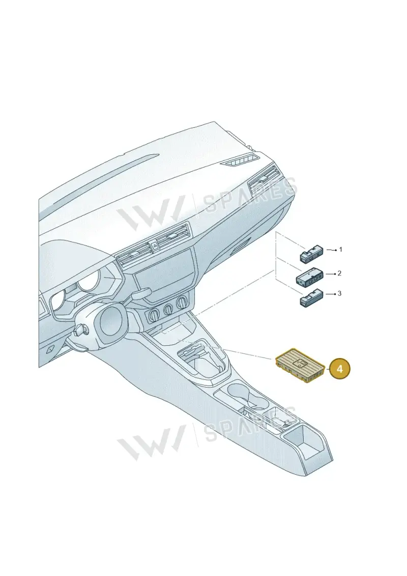 81A035502 — SEAT Arona (2017-) diagram 835035400, position 4