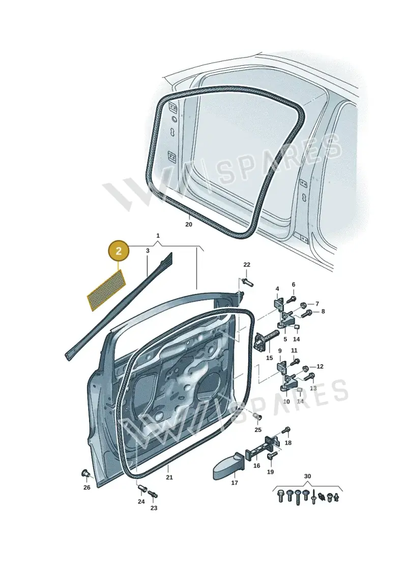 81A837805 — Audi Q6 e-tron (2023-2025) diagram f5s831010, position 2