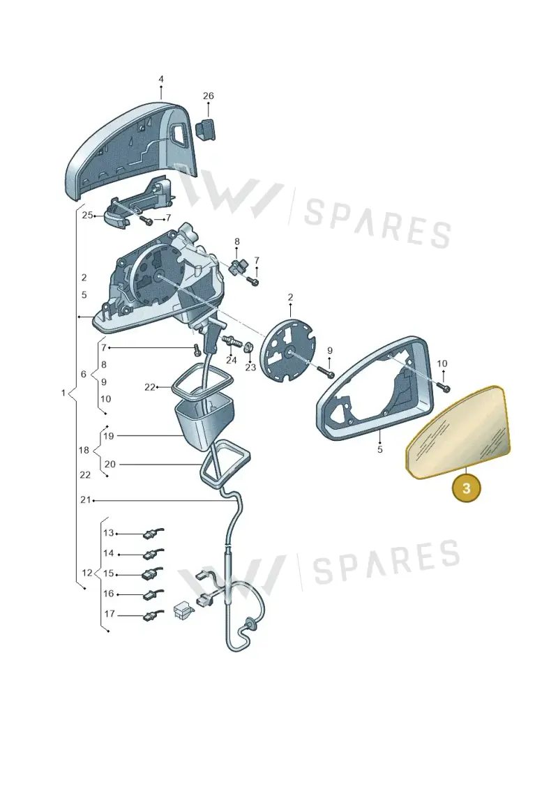 81A857536G — Audi Q2 (2016-2025) diagram 803857400, position 3