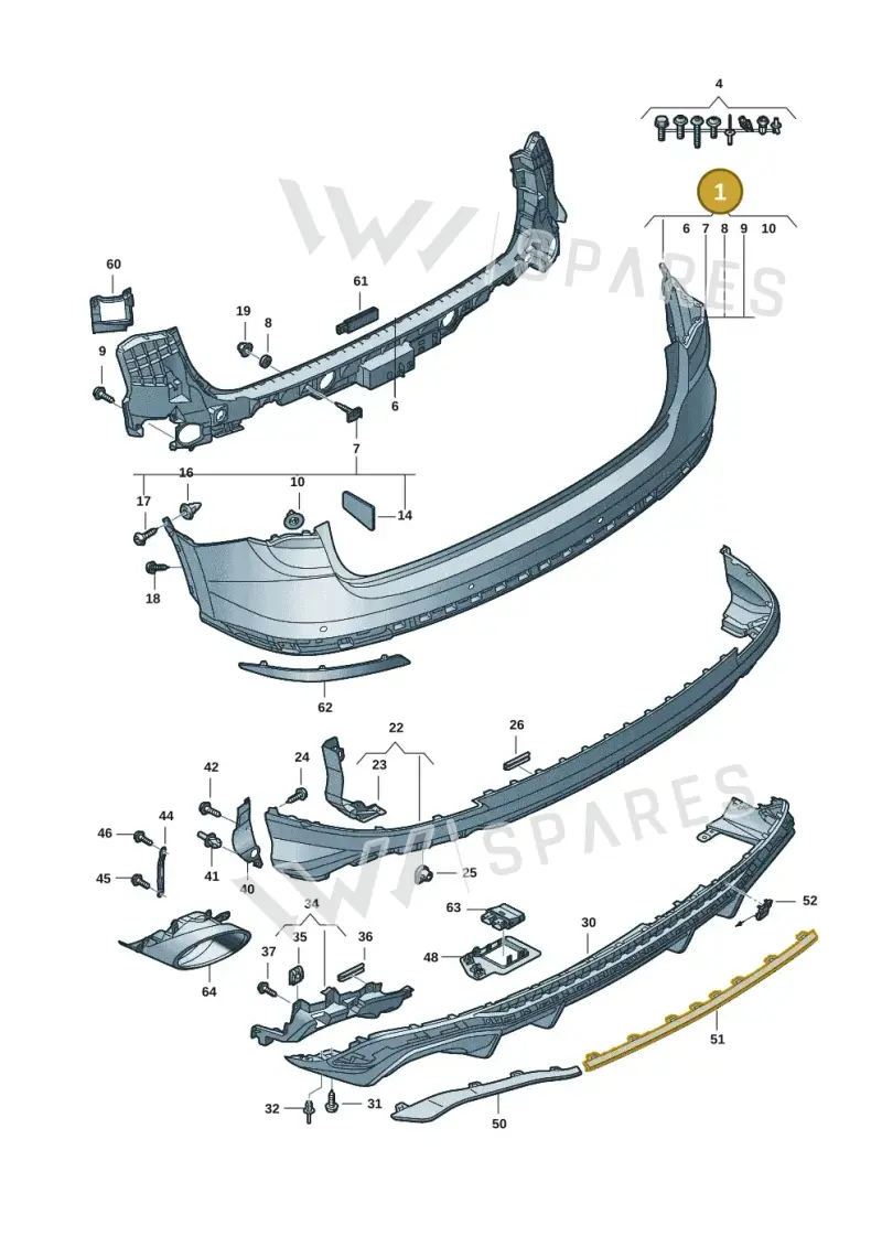 83A807067AGRU — Audi RS Q3 Sportback (2019-2024) diagram f3z807600, position 1