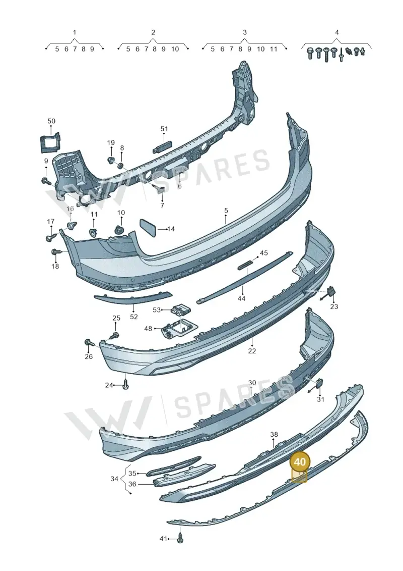83A8075789B9 — Audi Q3 (2018-2025) diagram 597807600, position 40