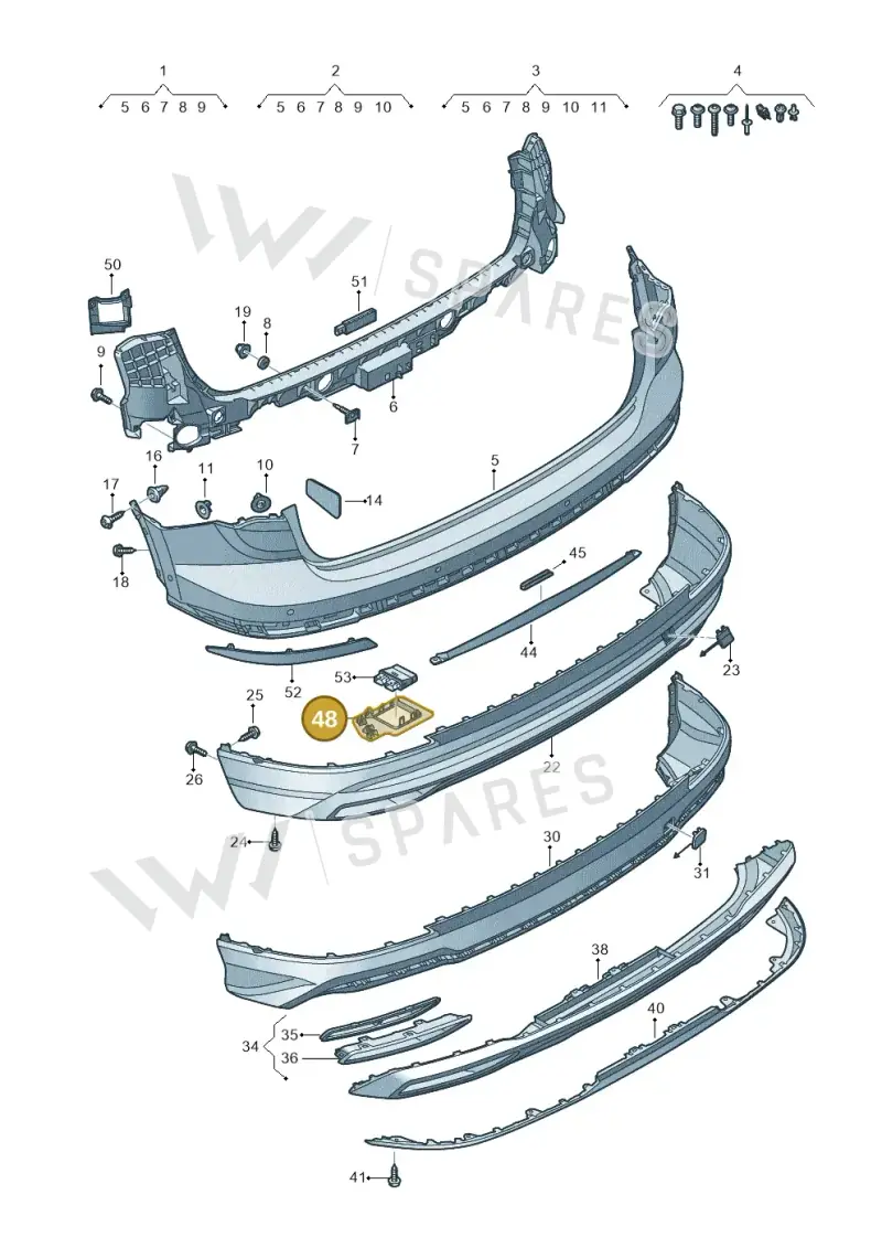 83A807652 — Audi Q3 (2018-2025) diagram 597807600, position 48