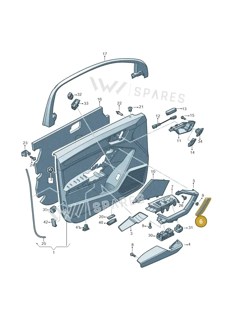 83A8675866PS — Audi RS Q3 Sportback (2019-2024) diagram 597867000, position 6