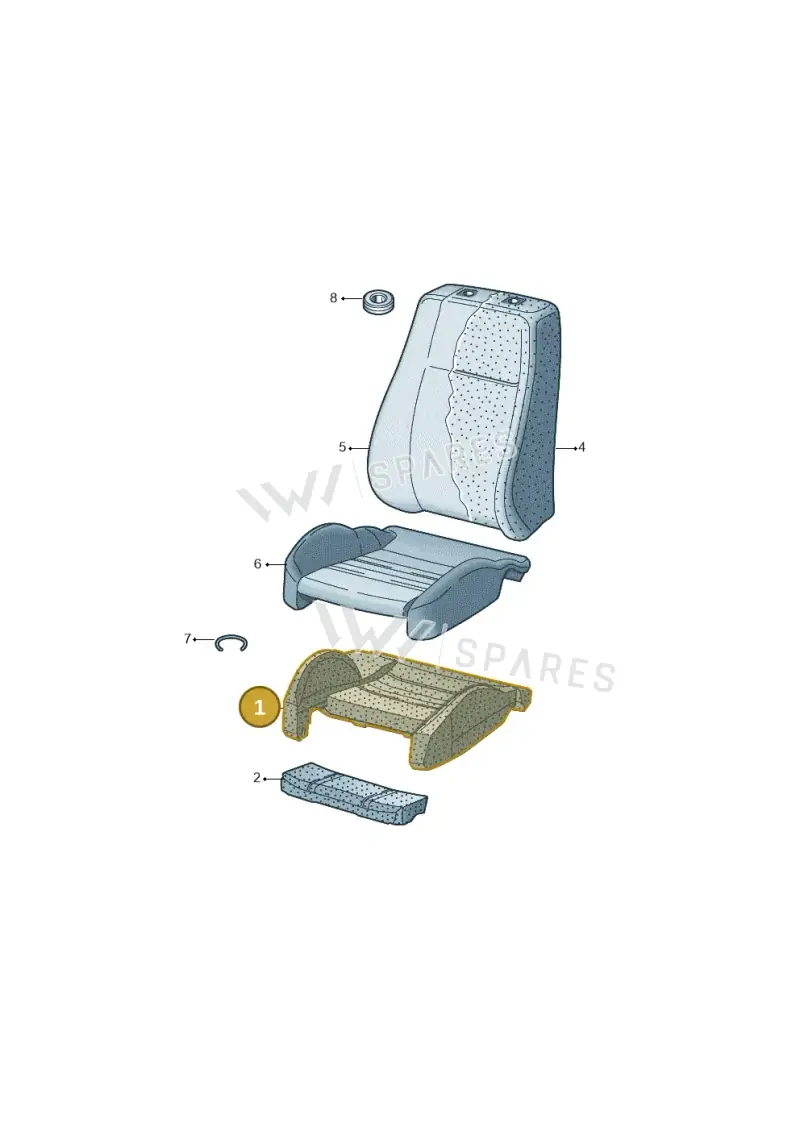 83A881361B — Audi RS Q3 Sportback (2019-2024) diagram 764881600, position 1