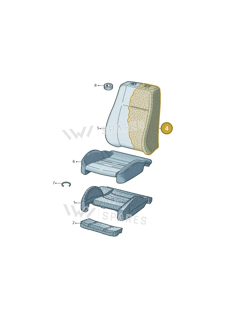 83A881775 — Audi Q3 (2018-2025) diagram 764881600, position 4