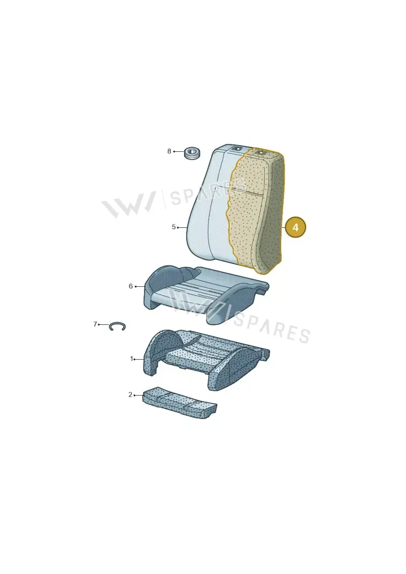 83A881776A — Audi RS Q3 Sportback (2019-2024) diagram 764881600, position 4