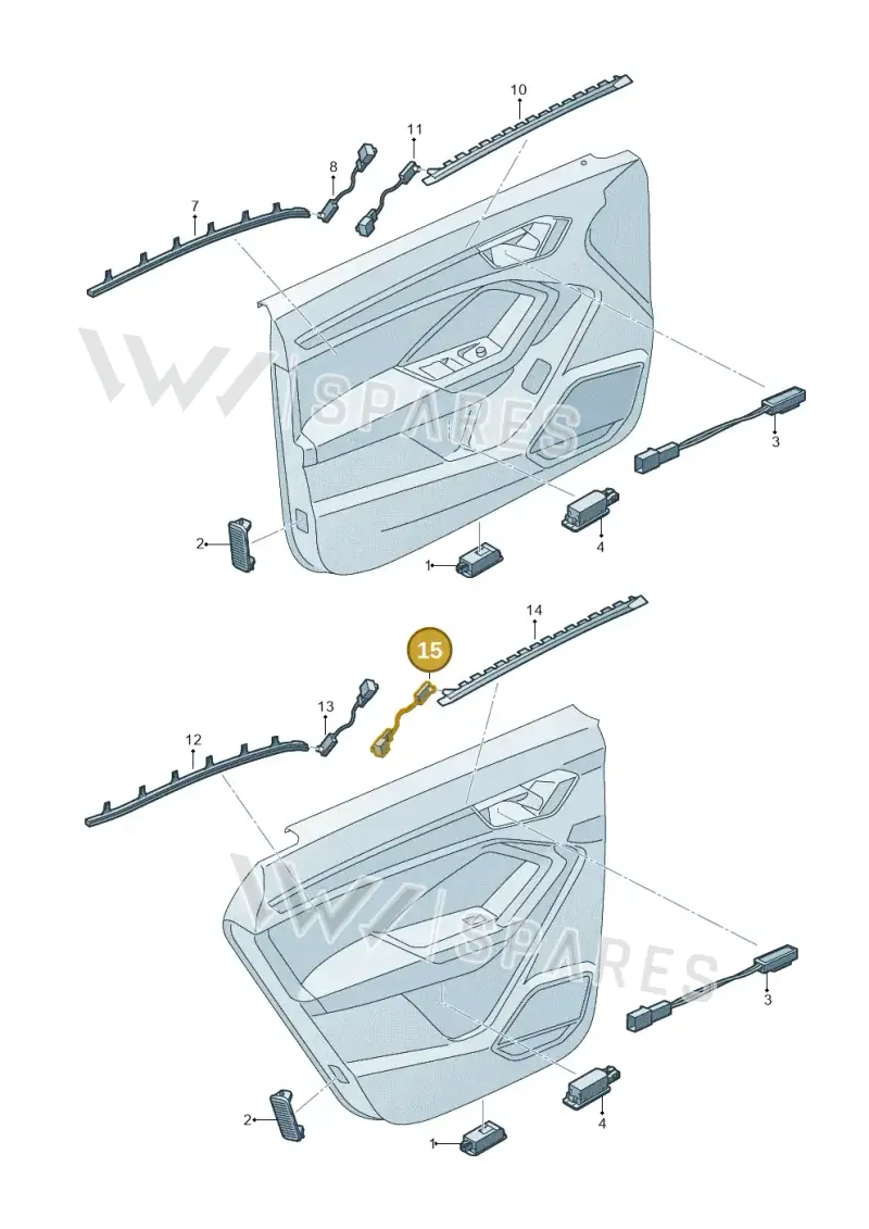 83A947356N — Audi RS Q3 Sportback (2019-2024) diagram 597947140, position 15