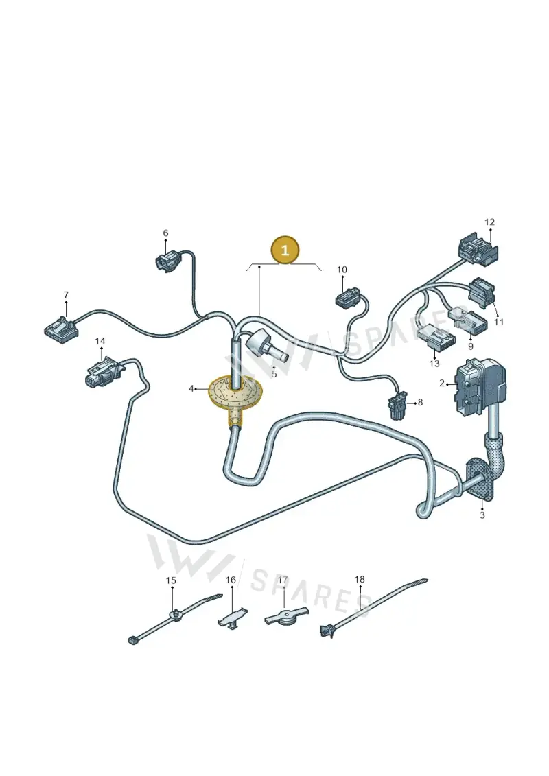 83A971029QL — Audi RSQ3 Sportback (2019-2024) diagram 597972033, position 1