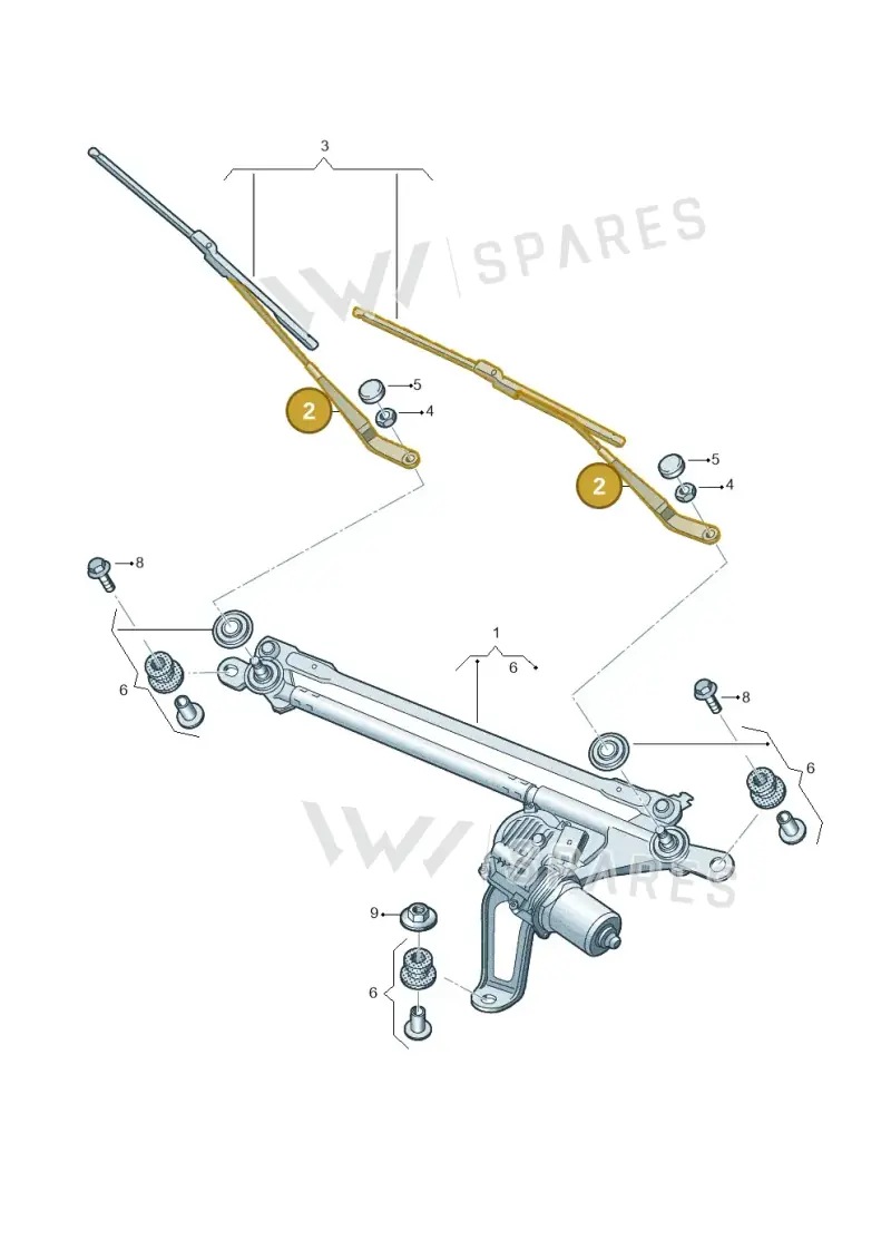 83B955408A1P9 — Audi RSQ3 Sportback (2019-2024) diagram 597955000, position 2