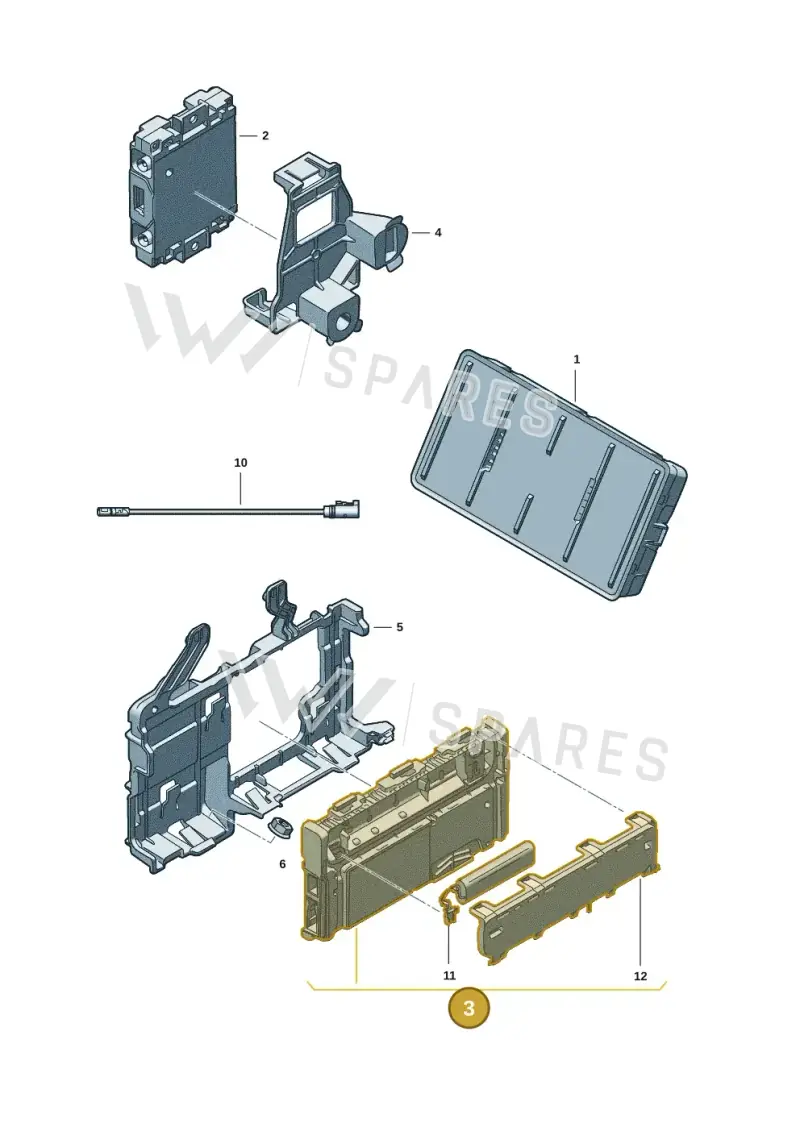 85B035282C — Audi Q6 e-tron (2023-2025) diagram f5s035550, position 3