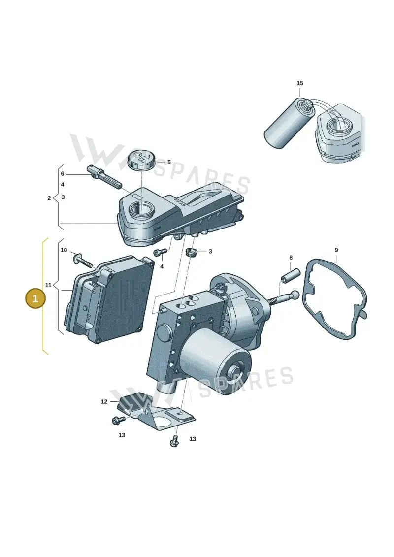 85B698100S — Audi Q6 e-tron (2023-2025) diagram f5s612020, position 1
