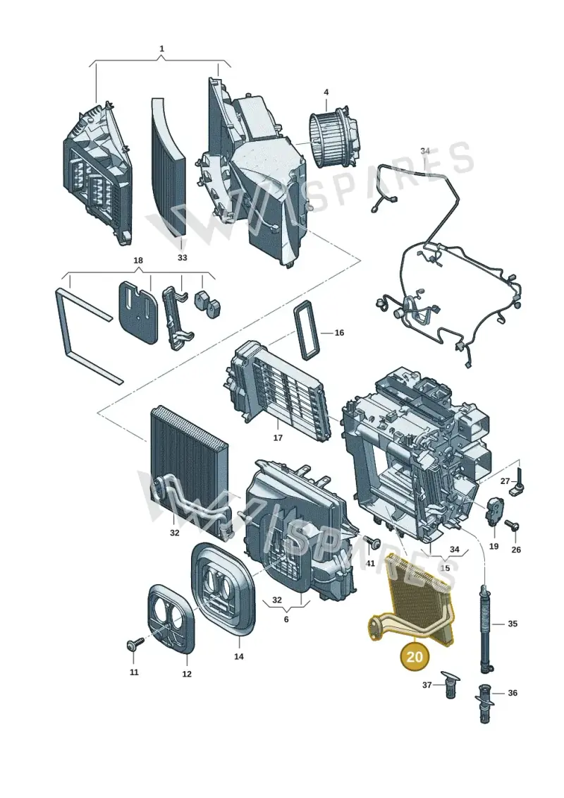 85B816412 — Audi Q6 e-tron (2023-2025) diagram f5s820150, position 20