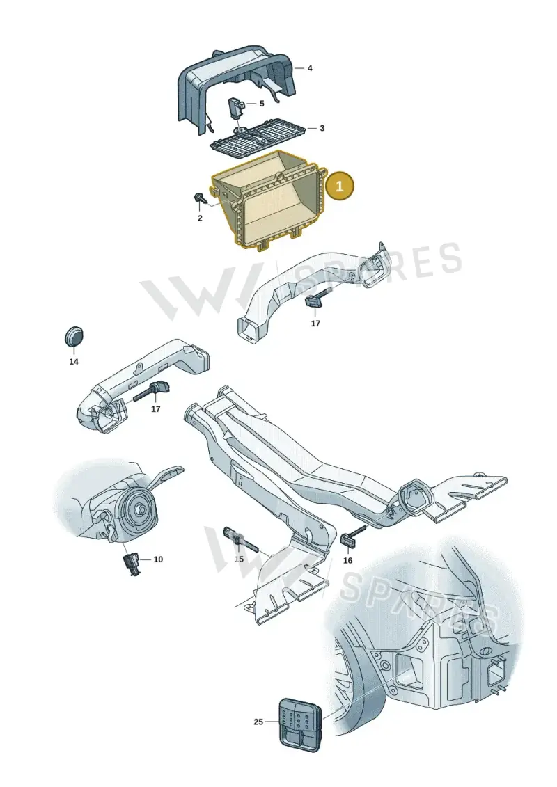 85B819904 — Audi Q6 e-tron (2023-2025) diagram f5s819100, position 1