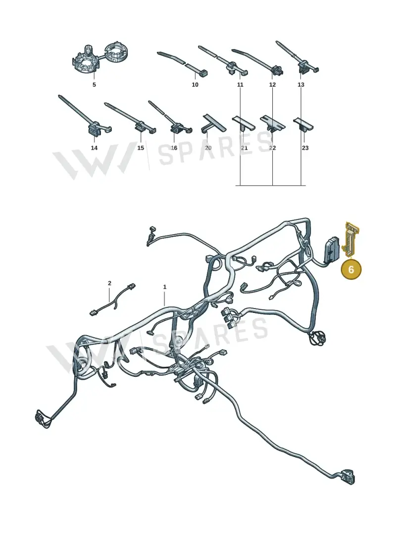 85B971845A — Audi Q6 e-tron (2023-2025) diagram f5s971900, position 6