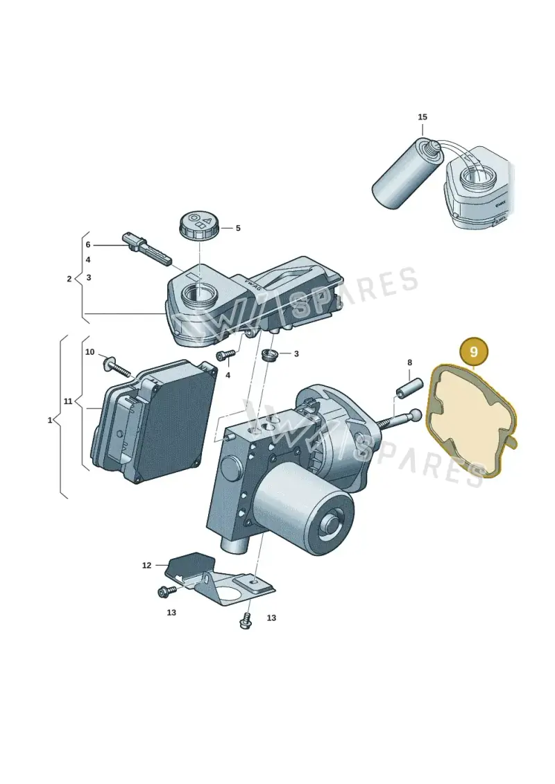 85C698161 — Audi Q6 e-tron (2023-2025) diagram f5s612020, position 9