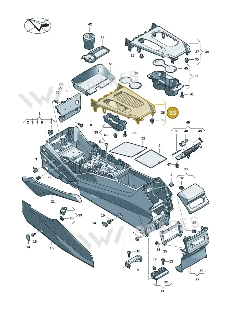 85C863051A69D — Audi Q6 e-tron (2023-2025) diagram f5s863500, position 33