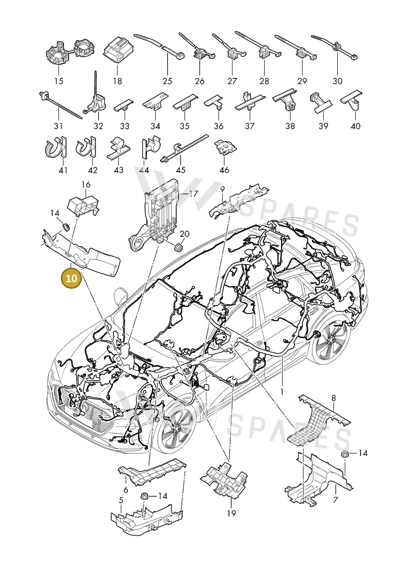 85C971824B — Audi Q6 e-tron (2023-2025) diagram f5s971800, position 10
