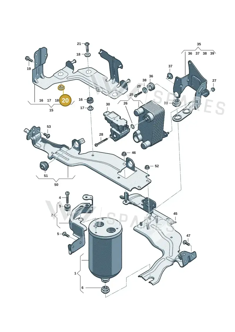 867129669 — Audi Q6 e-tron (2023-) diagram f5s260780, position 20