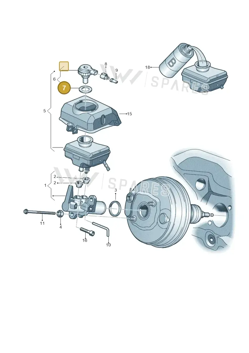 893611347 — Audi A7 Sportback (2014-2018) diagram 620611100, position 7