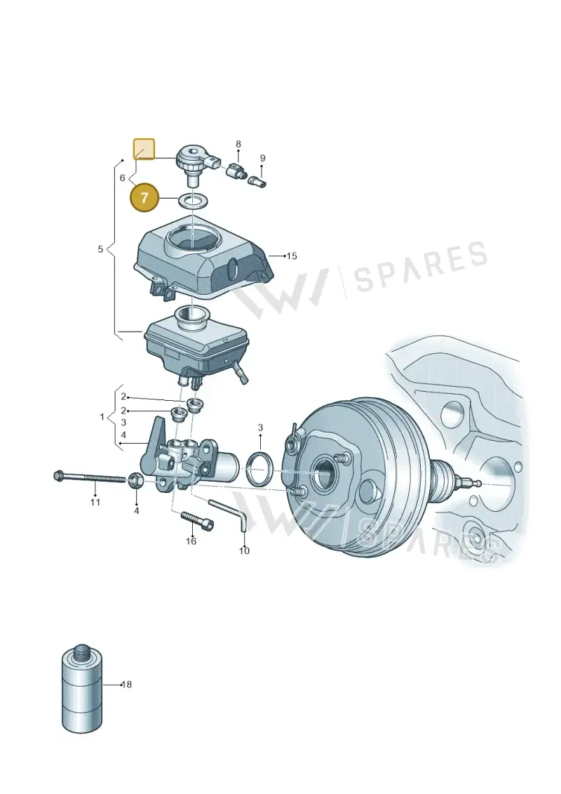 893611347 — Audi A7 Sportback (2014-2018) diagram 788611150, position 7