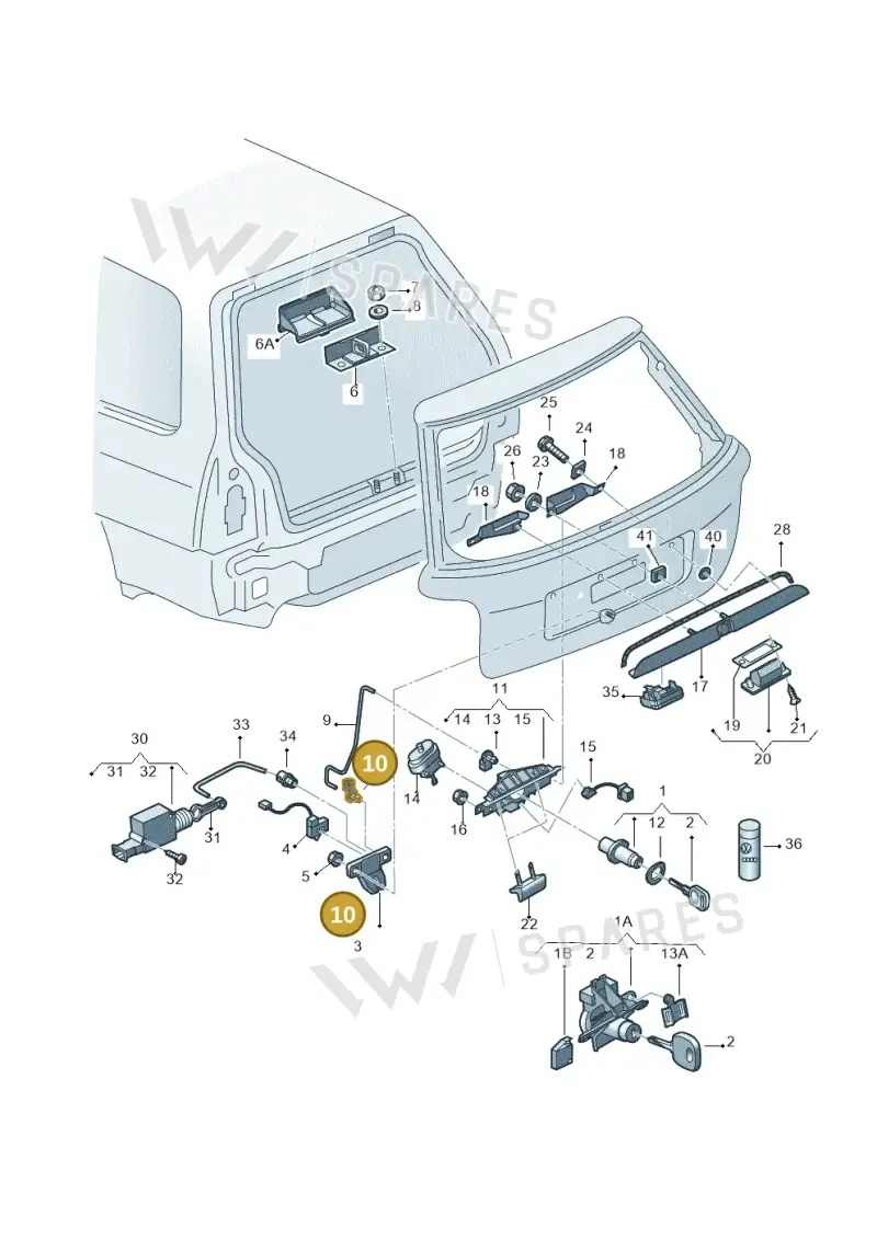 893827547 — Audi RS4 AV. QU. (2000-2001) diagram 156827400, position 10
