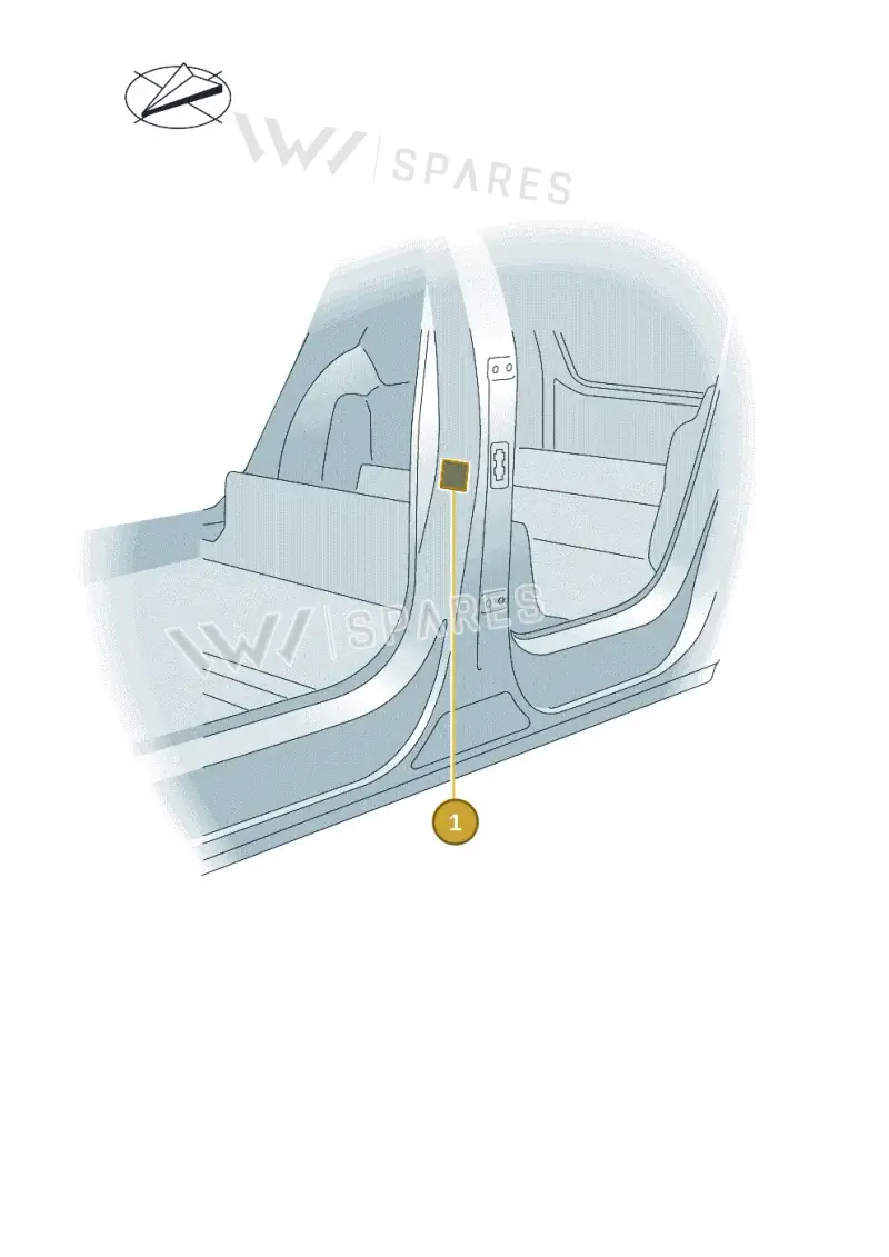 89A010502AA — Audi Q4 Sportback (2021-2025) diagram 89a010020, position 1