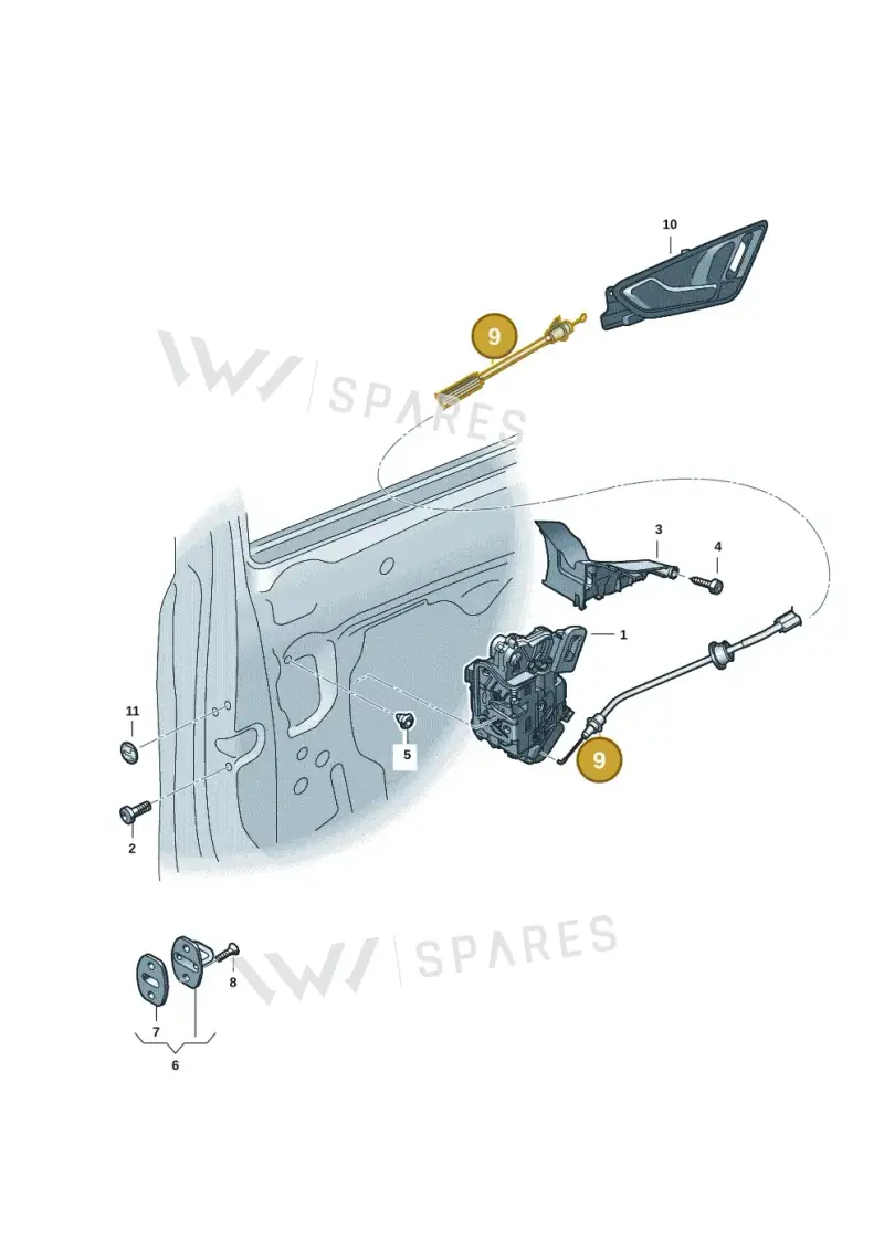 89A837085 — Audi Q4 Sportback (2021-2022) diagram 89a837030, position 9