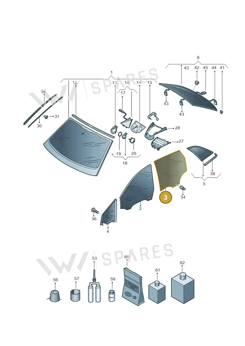 89A845026A — Audi Q4 Sportback (2021-2025) diagram 89a845000, position 3