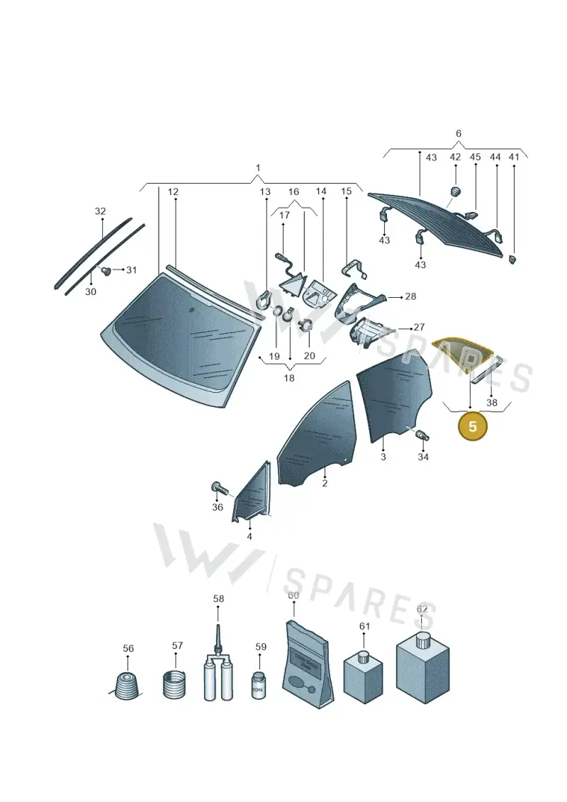 89A845298BNVB — Audi Q4 Sportback (2021-2025) diagram 89a845000, position 5