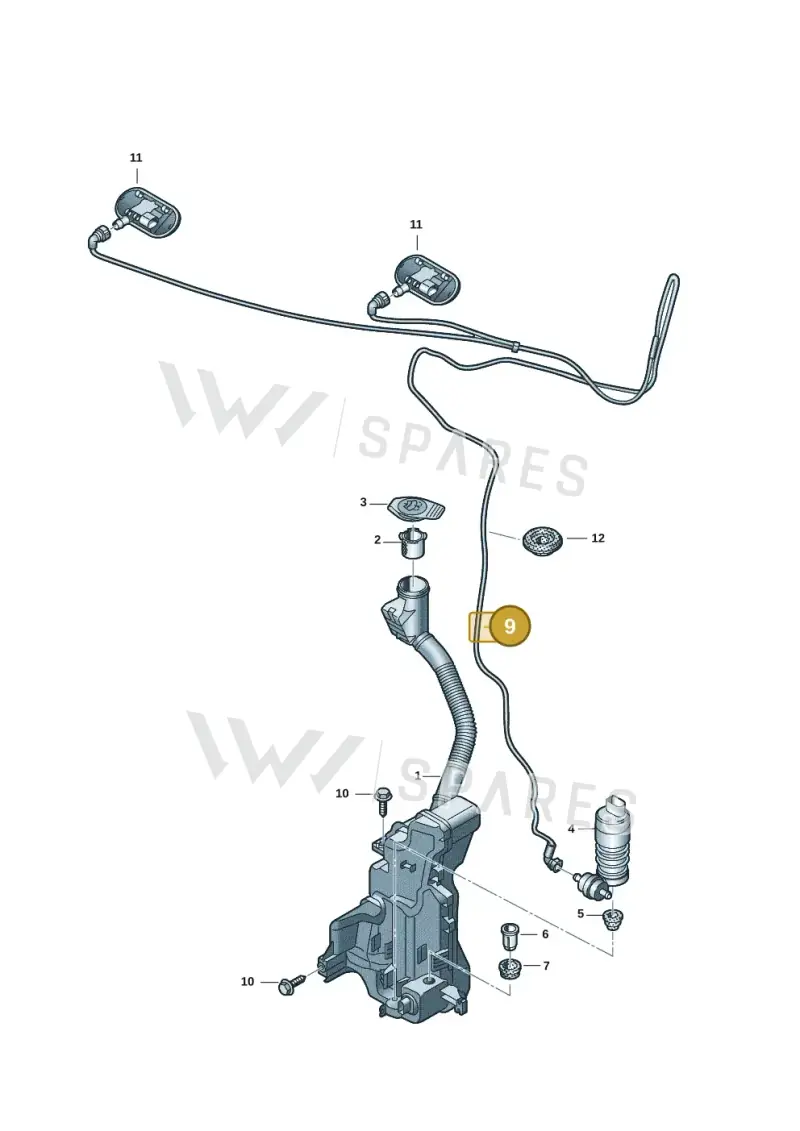 89A955953 — Audi Q4 Sportback (2021-2025) diagram 89a955010, position 9