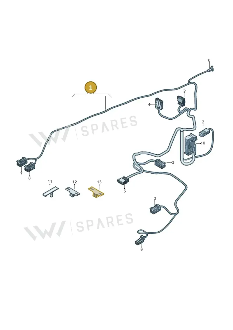 89A971035 — Audi Q4 Sportback (2021-2025) diagram 89a972400, position 1