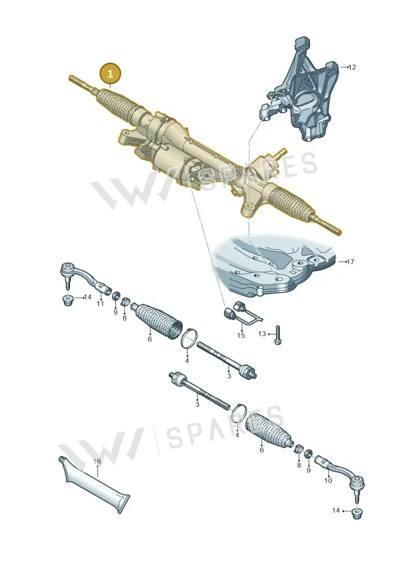 8B1423053P — Audi A5 Limousine (2024-2025) diagram 849423000, position 1