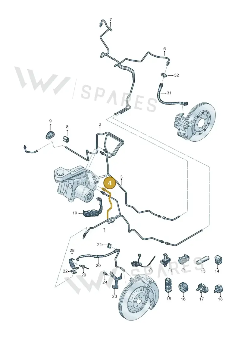8B1614725B — Audi A5 Limousine (2024-2025) diagram 8wk611020, position 4